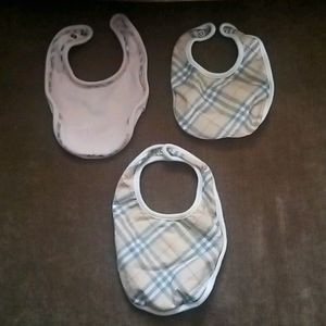 Burberry baby bib - set of 3